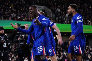 Chelsea 'li oyuncular Premier Lig maçında eşitlik üzerine maç yaptılar Fulham Chelsea' ye karşı Craven Cottage, Londra, İngiltere, 7 Ocak 2026