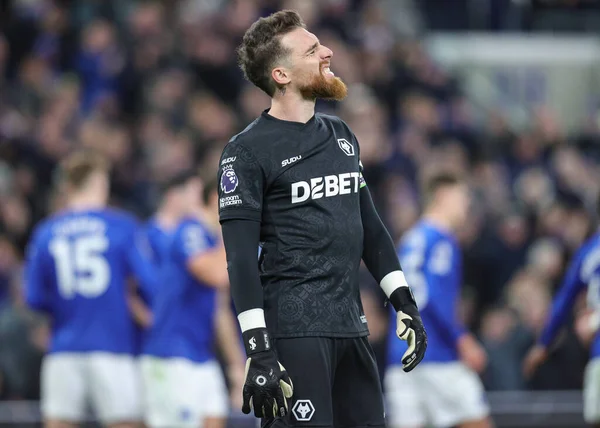 Wolverhampton Wanderers kalecisi Jose Sa, 7 Ocak 2026 'da İngiltere' nin Liverpool kentinde oynanan Premier League maçında Everton Wolverhampton Wanderers 'a karşı oynadığı maçta üzgün görünüyor.