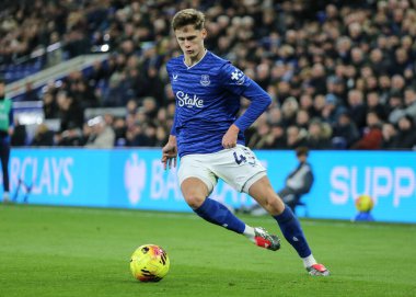 Everton 'dan Harrison Armstrong Premier Lig karşılaşmasında Everton, Wolverhampton Wanderers' a karşı Hill Dickinson Stadyumu, Liverpool, İngiltere, 7 Ocak 2026