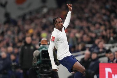 Tottenham Hotspur 'dan Mathys Tel, Birleşik Krallık Tottenham Hotspur Stadyumu' nda Tottenham Hotspur 'a karşı oynanan 3. tur karşılaşmasında, 10 Ocak 202