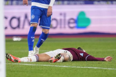 West Ham United takımından Valentin Castellanos, 11 Ocak 202 'de Londra, İngiltere' deki Londra Stadyumu 'nda oynanan ve Batı Ham United' ın Queens Park Rangers 'a karşı oynadığı üçüncü tur karşılaşmasında kaçırdığı fırsat sonrasında,