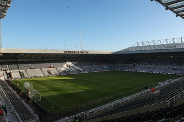 St. James 'Park' ın, Birleşik Devletler 'in St. James' s Park, Newcastle, İngiltere 'de 10 Ocak 2026 tarihinde oynanan üçüncü tur karşılaşması öncesinde genel bir görünümü.