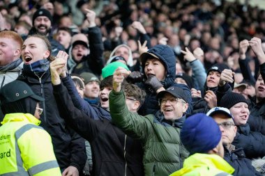 Leeds United takımından Jol Piroe, 11 Ocak 'ta İngiltere' nin başkenti Derby Park Stadyumu 'nda oynanan Derby County - Leeds United maçında aldığı penaltıyı kutluyor.
