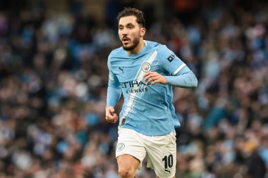 Manchester City 'den Rayan Cherki, Birleşik Krallık' ın Etihad Stadyumu 'nda oynanan üçüncü tur müsabakasında Manchester City ile Exeter City arasında oynanacak.