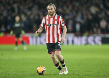 Sheffield United takımından Tom Davies, 11 Ocak 2026 'da İngiltere' nin Bramall Lane kentinde oynanan Sheffield United-Mansfield maçında üçüncü tur karşılaşmasında sahada.