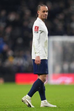 Tottenham Hotspur 'dan Xavi Simons, Birleşik Krallık' ın Tottenham Hotspur Stadyumu 'nda Tottenham Hotspur' a karşı oynanan üçüncü tur karşılaşmasında, 10 Ocak 202