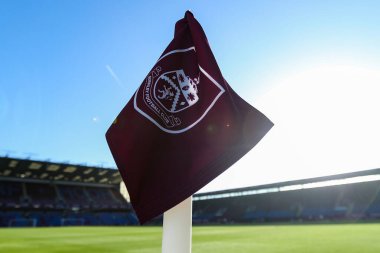 Burnley corner flag ahead of the Emirates FA Cup Third Round match Burnley vs Millwall at Turf Moor, Burnley, United Kingdom, 10th January 2026