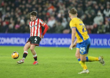 Sheffield United takımından Oliver Arblaster, Birleşik Krallık 'ın başkenti Sheffield Lane' de oynanan üçüncü tur müsabaka Sheffield United - Mansfield Town karşılaşmasında pas attı.