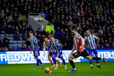Brentford 'dan Mathias Jensen, Sheffield Wednesday, Sheffield, İngiltere' nin başkenti Sheffield 'da Brentford' a karşı oynanan üçüncü tur karşılaşmasında 0-2 'lik penaltı atışı yaptı.
