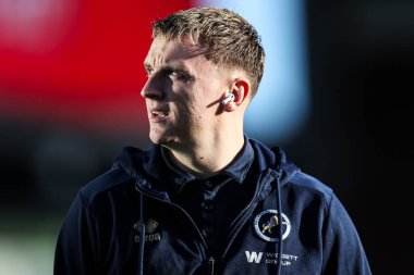 Millwall 'dan Alfie Doughty, 10 Ocak 2026 tarihinde Birleşik Krallık' ın Burnley kentindeki Turf Moor 'da oynanan üçüncü tur müsabakasında Emirates FA Kupası' nın öncesinde stadyuma geldi.