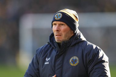 Michael Appleton manager of Shrewsbury Town during the Emirates FA Cup Third Round match Wolverhampton Wanderers vs Shrewsbury Town at Molineux, Wolverhampton, United Kingdom, 10th January 2026