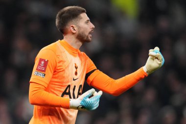 Tottenham 'dan Guglielmo Vicario Hotspur, Birleşik Krallık Tottenham Hotspur Stadyumu' nda Tottenham Hotspur 'a karşı oynanan 3. tur karşılaşmasında, 10 Ocak 2026