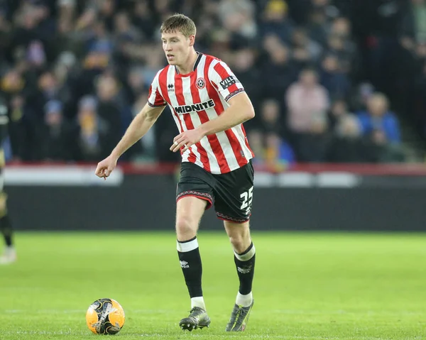 Sheffield United takımından Mark McGuinness 11 Ocak 2026 'da İngiltere' nin Bramall Lane kentinde oynanan Sheffield United - Mansfield Town üçüncü tur karşılaşmasında sahada.