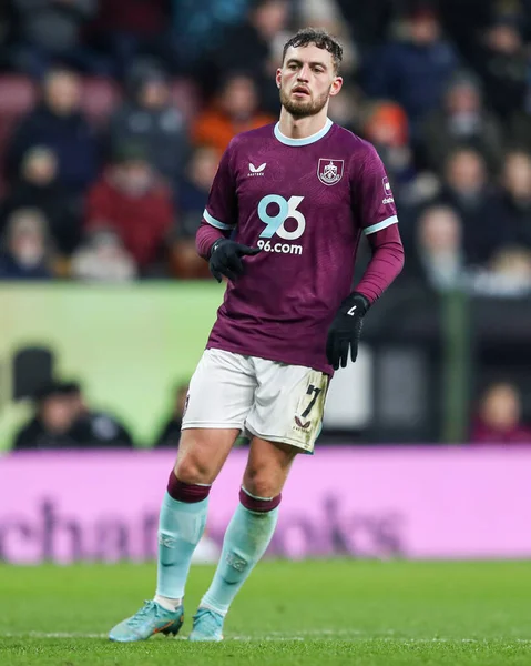 Burnley 'den Jacob Bruun Larsen, 10 Ocak 2026 tarihinde Burnley, Burnley, Birleşik Krallık Turf Moor' da oynanan üçüncü tur FA Cup karşılaşmasında