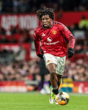 Manchester United ve Hove Albion 'un 11 Ocak 2026' da Old Trafford, Manchester, Birleşik Krallık 'ta oynanan üçüncü tur karşılaşmasında Manchester Ligi Ligi' nden Patrick Dorgu ile berabere kaldı.