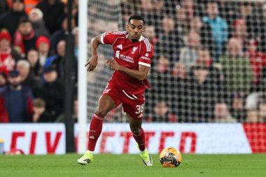 ,Ryan Gravenberch, Birleşik Krallık 'ın Liverpool kentinde 12 Ocak 2026 tarihinde oynanan Liverpool-Barnsley karşılaşmasında, Emirates FA Cup Üçüncü Raundu' nda topla beraberdi.