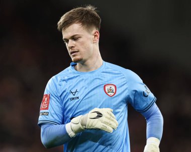 Barnsley kalecisi Murphy Cooper, 12 Ocak 2026 'da Liverpool, Liverpool, Liverpool' da Liverpool 'a karşı oynanan üçüncü tur karşılaşmasında