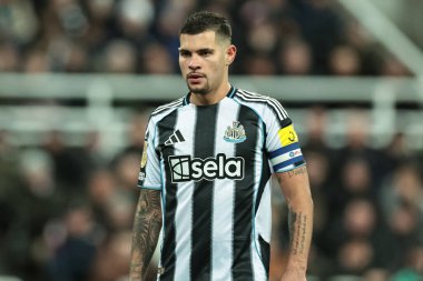 Newcastle 'dan Bruno Guimaraes 13 Ocak 2026' da İngiltere, Newcastle 'daki St. James' s Park 'ta oynanan Carabao Kupası Yarı Finalleri' nde elendi.