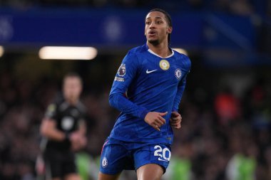 Chelsea 'den Joao Pedro Premier Lig karşılaşmasında Chelsea-Brentford Stamford Bridge, Londra, İngiltere' de 17 Ocak 2026