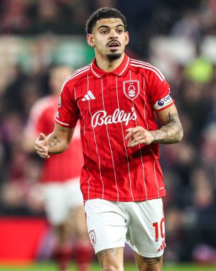 Nottingham Ormanı 'ndan Morgan Gibbs-White Premier League maçı sırasında Nottingham Forest Arsenal' e karşı City Ground, Nottingham, İngiltere, 17 Ocak 2026