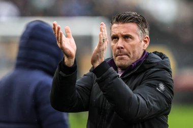 Wolverhampton Premier League maçında Rob Edwards teknik direktörü Wolverhampton Wanderers, Newcastle United 'a karşı Molineux, Wolverhampton, İngiltere, 18 Ocak 2026