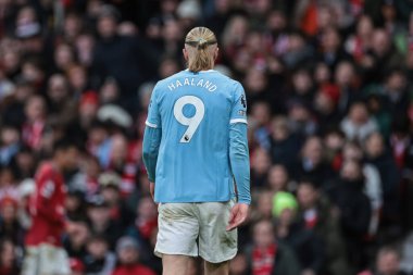 Manchester United, Manchester City ile 17 Ocak 2026 'da oynanan Premier League maçında Manchester City' den Erling Haaland 'ın forması
