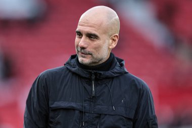 Manchester United, Manchester City 'ye karşı 17 Ocak 2026' da oynanan Premier League maçında Manchester City 'nin Pep Guardiola teknik direktörü.