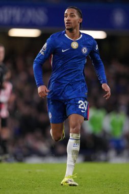 Chelsea 'den Joao Pedro Premier Lig karşılaşmasında Chelsea-Brentford Stamford Bridge, Londra, İngiltere' de 17 Ocak 2026