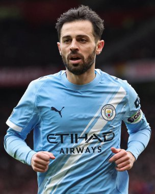 Manchester United, Manchester City 'ye karşı 17 Ocak 2026' da oynanan Premier League karşılaşmasında Manchester City 'den Bernardo Silva