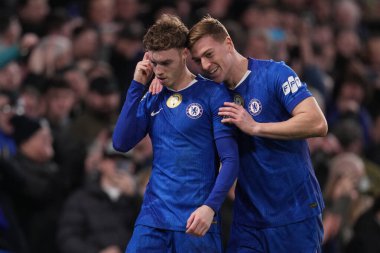Chelsea 'den Cole Palmer Premier Lig karşılaşmasında skor yaptı. Chelsea - Stamford Bridge, Londra, İngiltere' de 17 Ocak 2026