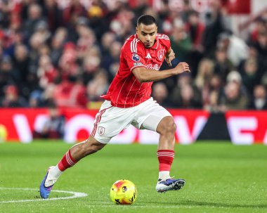 Nottingham Ormanı 'ndan Murillo Premier Lig maçı sırasında Nottingham Ormanı Arsenal' e karşı City Ground, Nottingham, İngiltere, 17 Ocak 2026