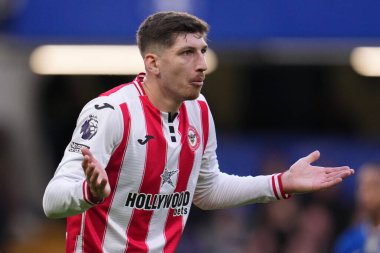 Brentford 'dan Vitaly Janelt Premier Lig karşılaşmasında Chelsea-Brentford Stamford Bridge, Londra, 17 Ocak 2026