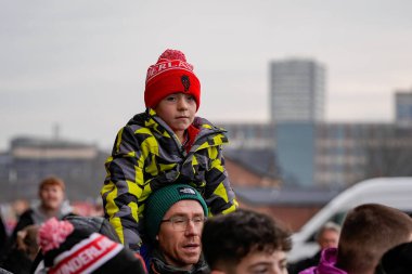 Premier Lig maçında omuzlarında bir taraftar Sunderland 'a karşı Crystal Palace Stadyumu, Sunderland, İngiltere, 17 Ocak 2026