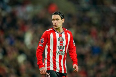 Sunderland 'dan Enzo Le Fee Premier League maçı sırasında Sunderland, Sunderland' a karşı Crystal Palace Stadyumu, Sunderland, İngiltere, 17 Ocak 2026