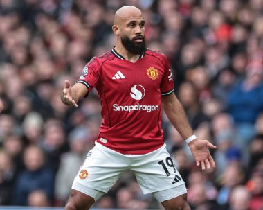 Manchester United 'dan Bryan Mbeumo, Manchester United ile Manchester City maçında 17 Ocak 2026' da Old Trafford, Manchester City maçında tepki gösterdi.