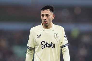 Everton 'dan Dwight McNeil Premier League maçı sırasında Aston Villa Everton' a karşı Villa Park, Birmingham, İngiltere, 18 Ocak 2026