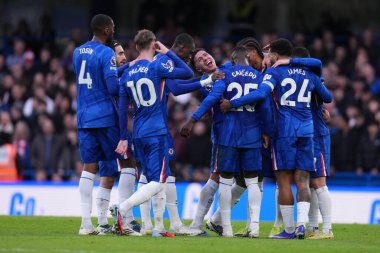 Chelsea 'li oyuncular Premier Lig karşılaşmasında 1-0 öne geçtiler Chelsea - Brentford Stamford Bridge, Londra, 17 Ocak 2026