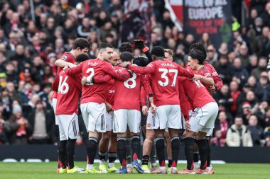 Manchester United Premier League maçı sırasında Manchester United 'a karşı Old Trafford, Manchester, İngiltere' de 17 Ocak 2026 'da bir araya geldi.