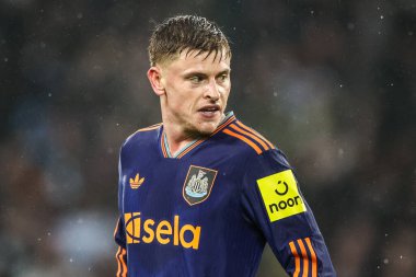 Newcastle United 'dan Harvey Barnes Premier League maçı sırasında Wolverhampton Wanderers, Newcastle United' a karşı Molineux, Wolverhampton, Birleşik Krallık, 18 Ocak 2026