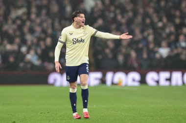 Everton 'dan Nathan Patterson 18 Ocak 2026' da İngiltere 'nin Birmingham kentinde oynanan Premier Lig maçında takımına talimat verdi.