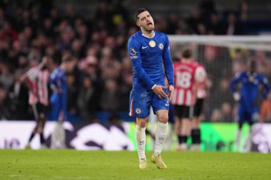 Chelsea 'den Pedro Neto Premier Lig karşılaşmasında Chelsea-Brentford Stamford Bridge, Londra, Birleşik Krallık' ta 17 Ocak 2026