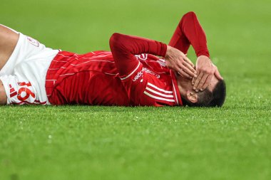 Nottingham Ormanı 'ndan Nicolas Dominguez 17 Ocak 2026' da Nottingham Forest ile Arsenal arasında oynanan Premier League maçında darbe aldı.