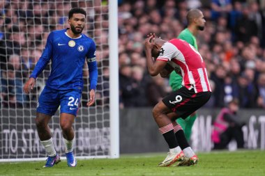 Brentford 'dan Igor Thiago Premier Lig karşılaşmasında kaçırdığı fırsat sonrasında Chelsea ile Brentford Stamford Bridge, Londra, İngiltere, 17 Ocak 2026' da karşı karşıya geldi.