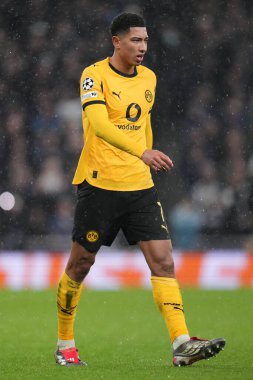 Borussia Dortmund 'dan Jobe Bellingham UEFA Şampiyonlar Ligi Maçı sırasında Tottenham Hotspur, Borussia Dortmund' a karşı Tottenham Hotspur Stadyumu, Londra, 20 Ocak 2026