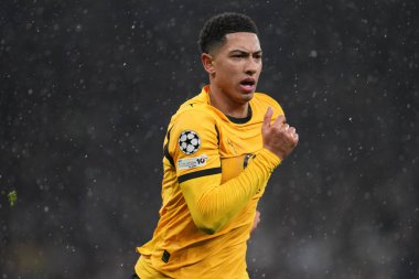 Borussia Dortmund 'dan Jobe Bellingham UEFA Şampiyonlar Ligi Maçı sırasında Tottenham Hotspur, Borussia Dortmund' a karşı Tottenham Hotspur Stadyumu, Londra, 20 Ocak 2026