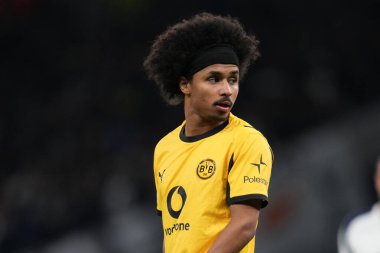 Borussia Dortmund takımından Karim Adeyemi, UEFA Şampiyonlar Ligi 'nde Tottenham Hotspur' un 7. Maçı sırasında Borussia Dortmund 'a karşı Tottenham Hotspur Stadyumu, Londra, İngiltere, 20 Ocak 2026