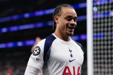 Tottenham Hotspur 'dan Xavi Simons UEFA Şampiyonlar Ligi Maçı sırasında Tottenham Hotspur, Borussia Dortmund' a karşı, Tottenham Hotspur Stadyumu, Londra, Birleşik Krallık, 20 Ocak 2026