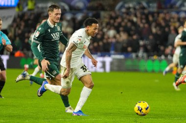 Swansea City takımının Ronald 'ı 20 Ocak 2026' da Swansea.com Stadyumu 'nda oynanan Swansea City - Blackburn Rovers maçında