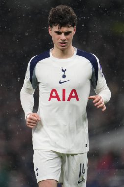 Tottenham Hotspur 'dan Archie Gray UEFA Şampiyonlar Ligi Maçı sırasında Tottenham Hotspur' a karşı Borussia Dortmund, Tottenham Hotspur Stadyumu, Londra, İngiltere, 20 Ocak 2026