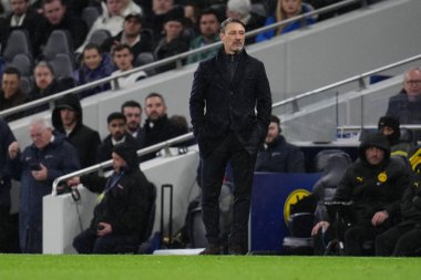 UEFA Şampiyonlar Ligi Maçı 'nda Niko Kovac teknik direktörü Tottenham Hotspur, Borussia Dortmund' a karşı Tottenham Hotspur Stadyumu, Londra, 20 Ocak 2026
